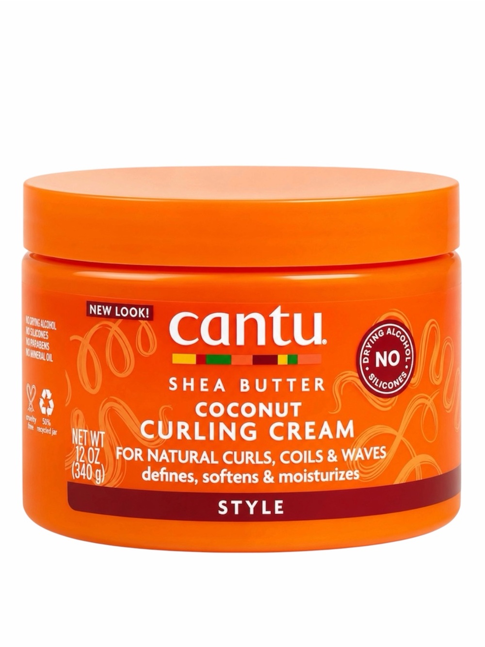 CANTU SHEA BUTTER FOR NATURAL HAIR COCONUT CURLING CREAM 340G - BRAND NEW